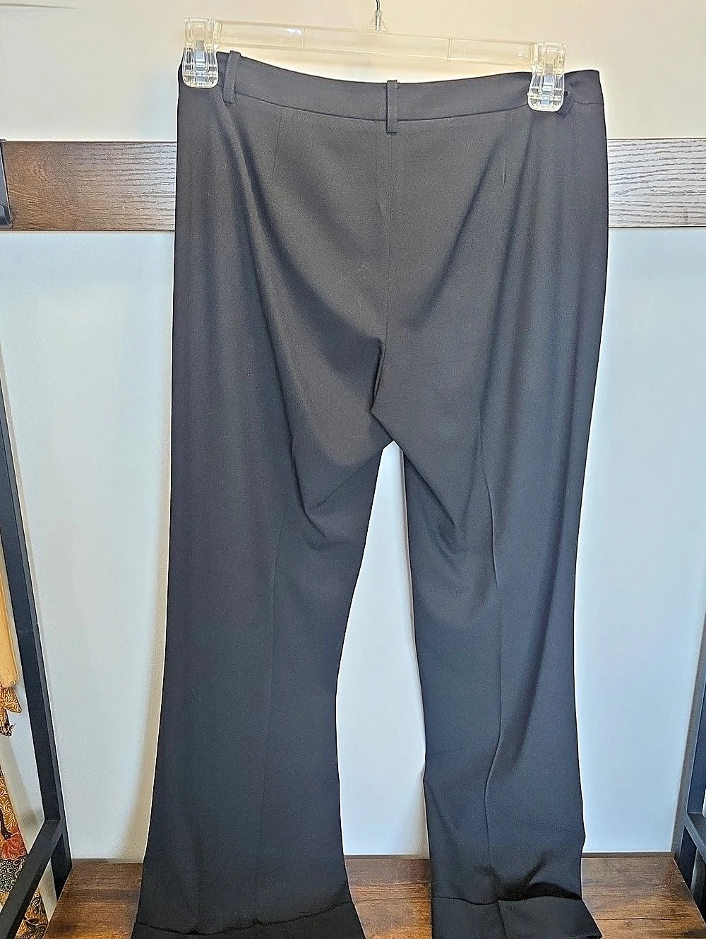 Calvin Klein Women's Trousers Black Size 6 - Picture 2 of 3